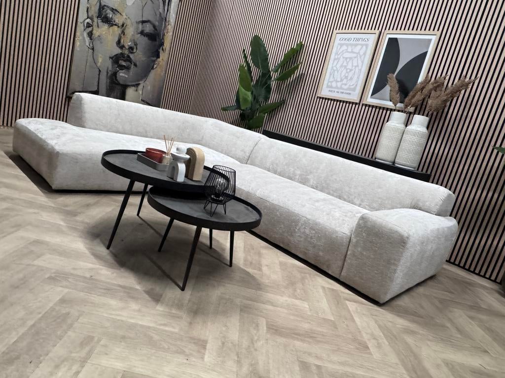 NIEUW | Luxe Modulaire Japandi Hoekbank - Beige - 315 x 225, -, -, Hoekbank, Ophalen of Verzenden