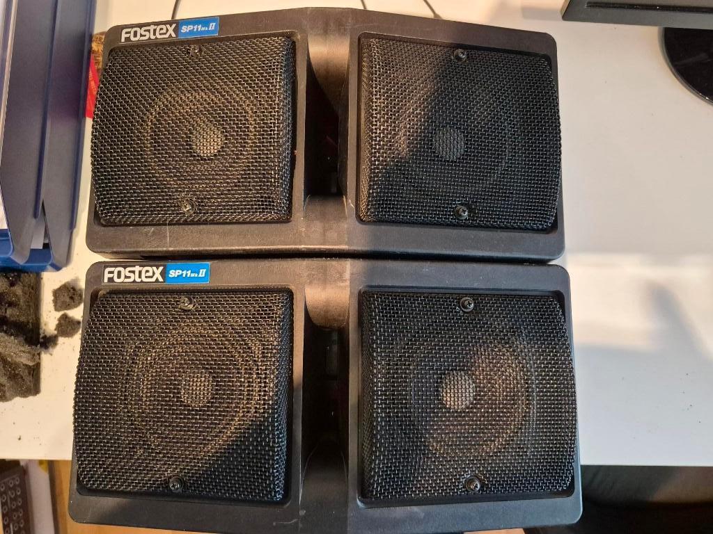 Fostec Speakers, Audio, Tv en Foto, Luidsprekers, Gebruikt, Front, Rear of Stereo speakers, 120 watt of meer, Overige merken, Ophalen