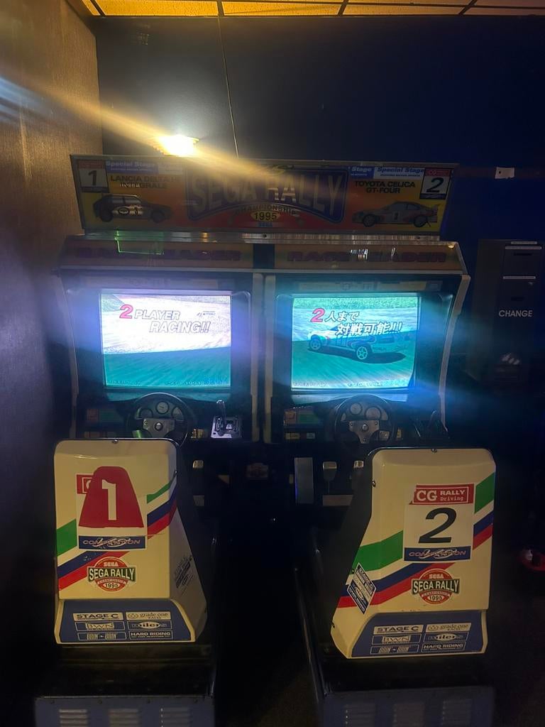 Sega rally 1 arcade machine 1995, Ophalen, Gebruikt