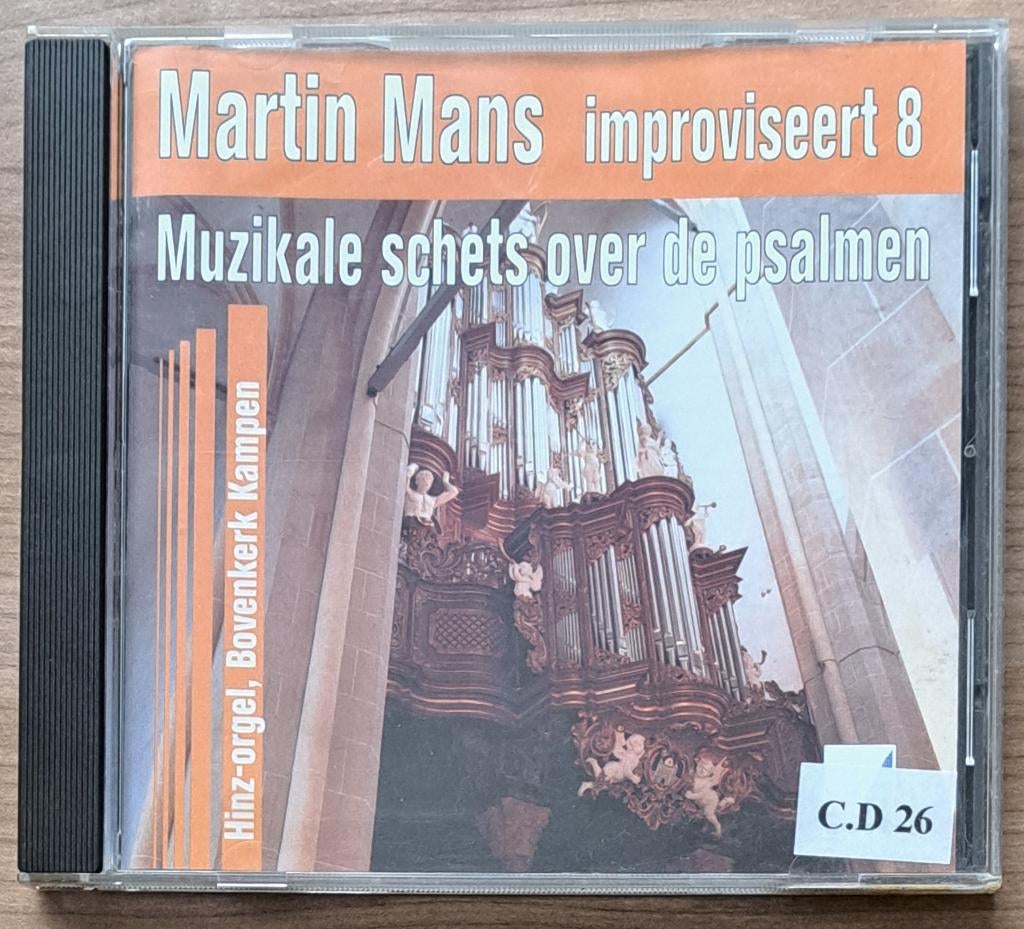 CD 118 > Martin Mans Improviseert VIII (Orgel), Ophalen of Verzenden, Gebruikt