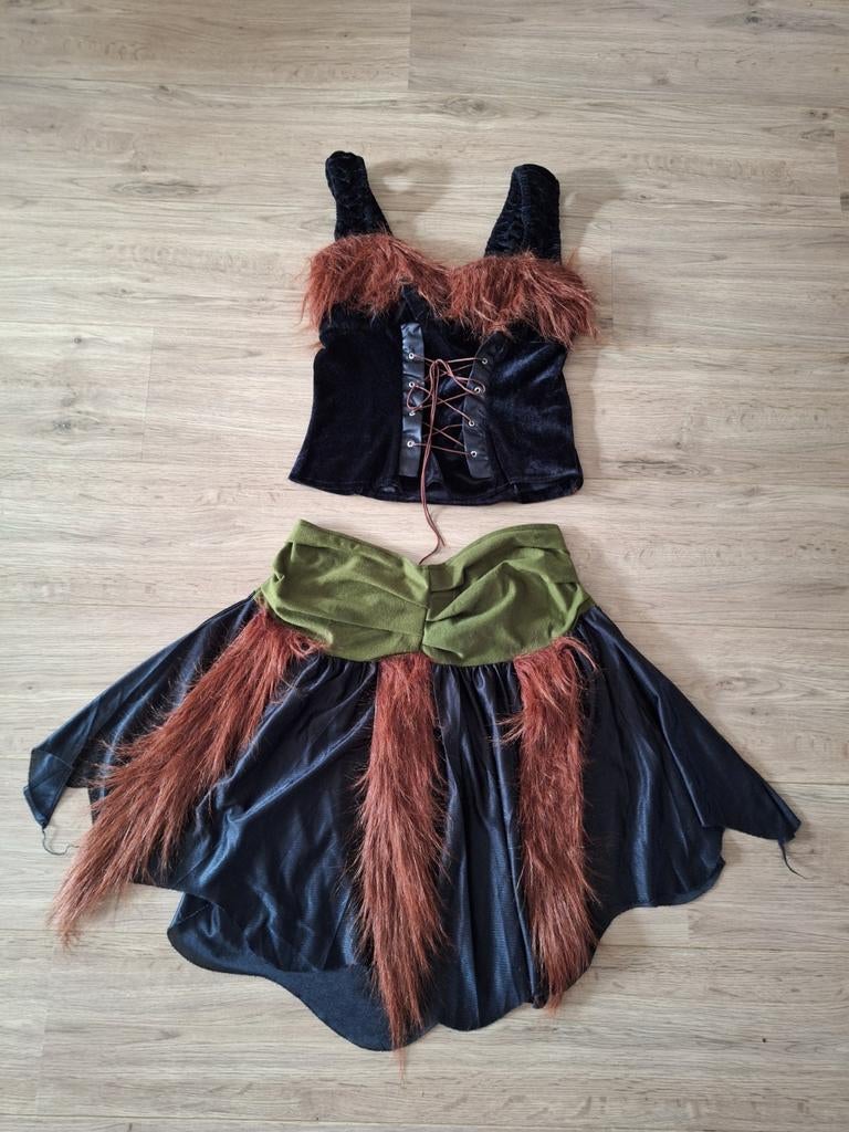 Carnaval jurkje Batavier maat 40-42, Maat 38/40 (M), Carnaval, Ophalen of Verzenden, Zo goed als nieuw