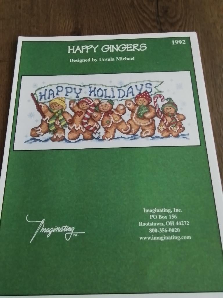 Borduurpatroon happy gingers, Hobby en Vrije tijd, Borduren en Borduurmachines, Ophalen of Verzenden, Zo goed als nieuw, Handborduren