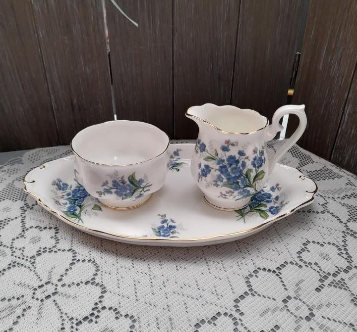 Royal albert roomset forget me not, Antiek en Kunst, Antiek | Servies los, Ophalen of Verzenden