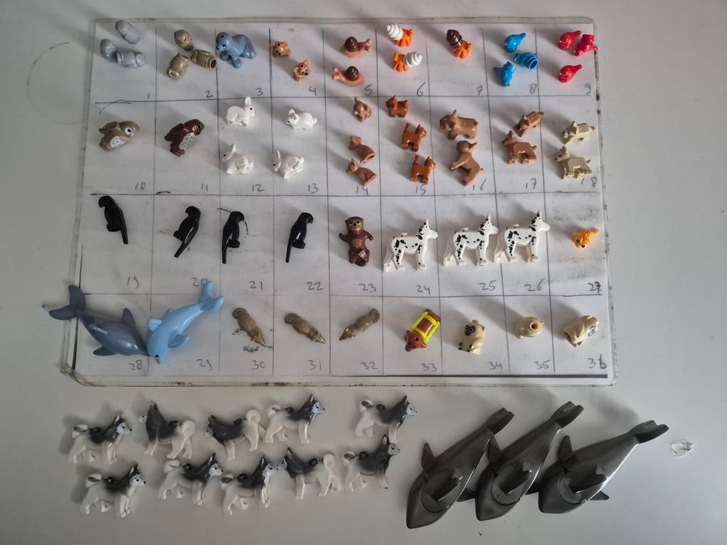Lego dolfijn haai huskey dieren konijn kitten baby uil rat, Ophalen of Verzenden, Nieuw