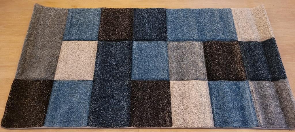 Vloerkleed Brilliance turquoise 80x150 nieuw!, Blauw, Gezellig sfeervol warm comfortabel kwaliteit, Rechthoekig, Nieuw