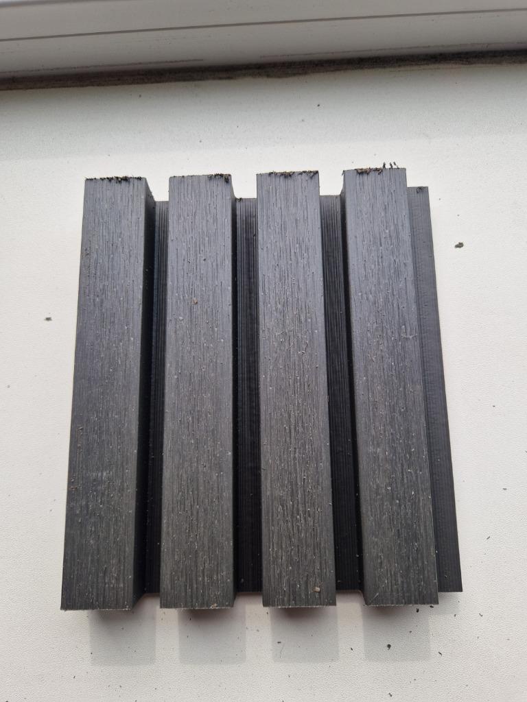 Wandpaneel composiet, rhombus plank grijs/antra, onderhoudsa, Doe-het-zelf en Verbouw, Platen en Panelen, Overige materialen, Dieselstraat 8