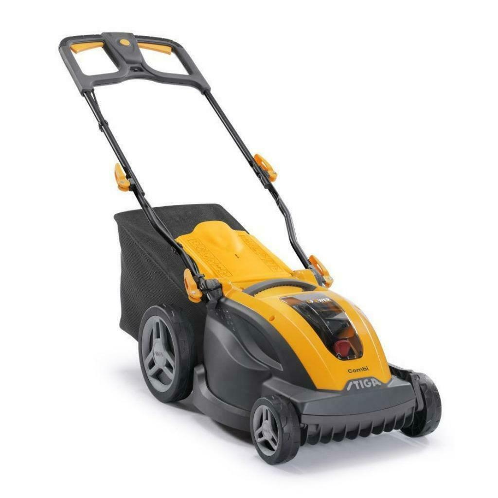 Stiga COMBI 340e Kit incl. 48V 4 Ah Li-ion accu maaier, Tuin en Terras, Grasmaaiers, Cirkelmaaier, Stiga, Accu-grasmaaier, Nieuw