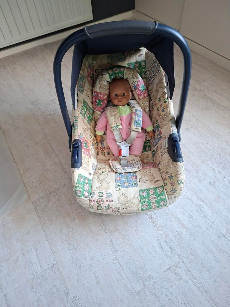 Maxi Cosi incl.baby verkleiner voor de pas geborenen+ regenk, Ophalen, Slaapstand, 0 t/m 13 kg, Maxi-Cosi