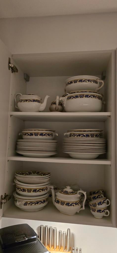 Compleet Booths Real Old Willow  servies, Ophalen