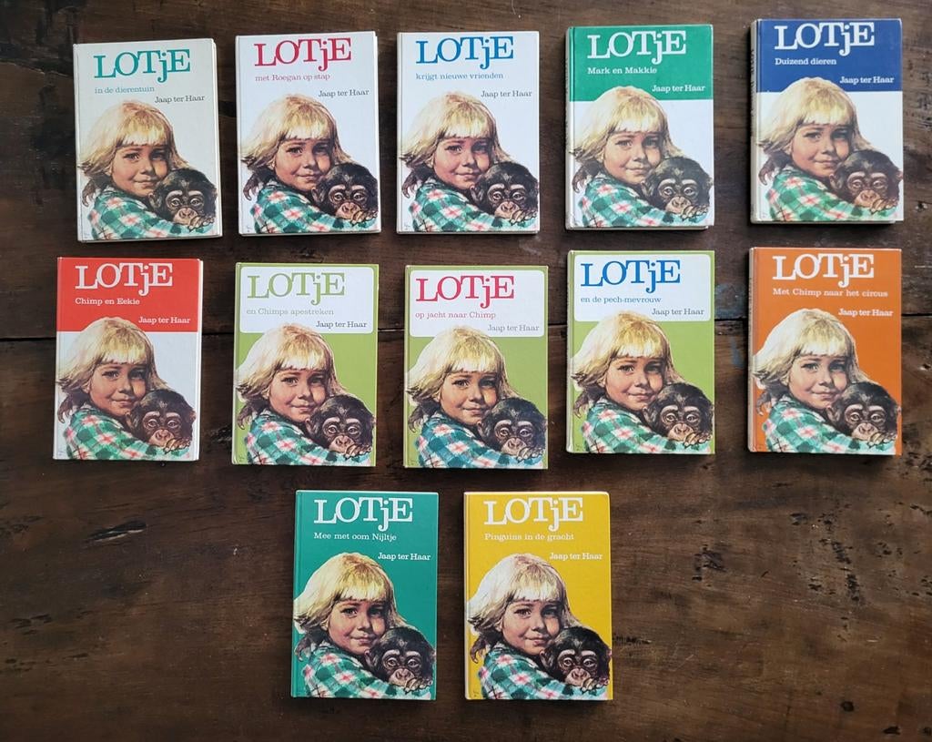 Complete serie van 12 boekjes Lotje door Jaap ter Haar, Verzenden, Zo goed als nieuw