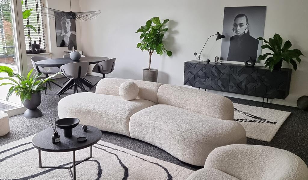 Sofa Björn van merk Eichholtz, Huis en Inrichting, Banken | Bankstellen, Zo goed als nieuw, Rechte bank, Vierpersoons of meer
