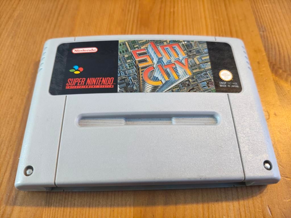 Sim City, Spelcomputers en Games, Games | Nintendo Super NES, 1 speler, Ophalen of Verzenden, Zo goed als nieuw, Vanaf 3 jaar