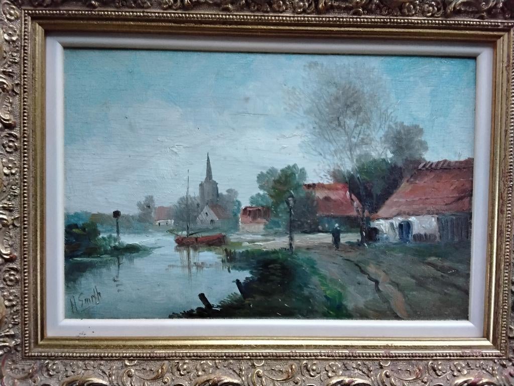 Olieverf Hobbe Smith - Paneel, Ophalen