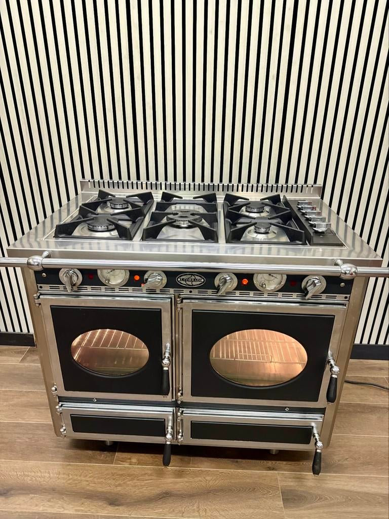 Luxe Klassieker J.Corradi 5 pits met 2 ovens 100 cm breed, 60 cm of meer, Fornello Esperta, Ophalen of Verzenden, Zo goed als nieuw