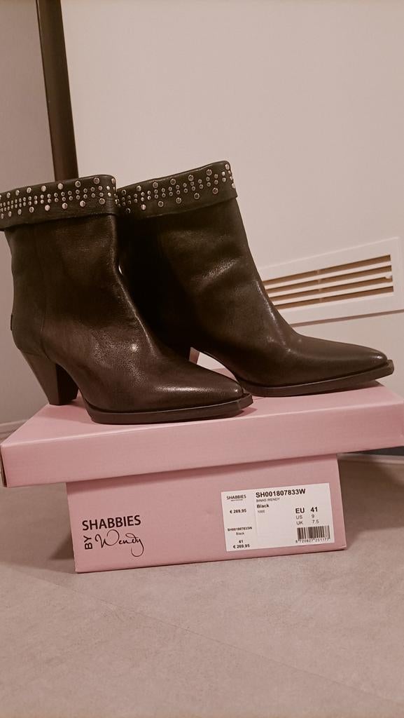 Shabbies by Wendy maat 41, Ophalen of Verzenden, Zo goed als nieuw, Zwart, Hoge laarzen