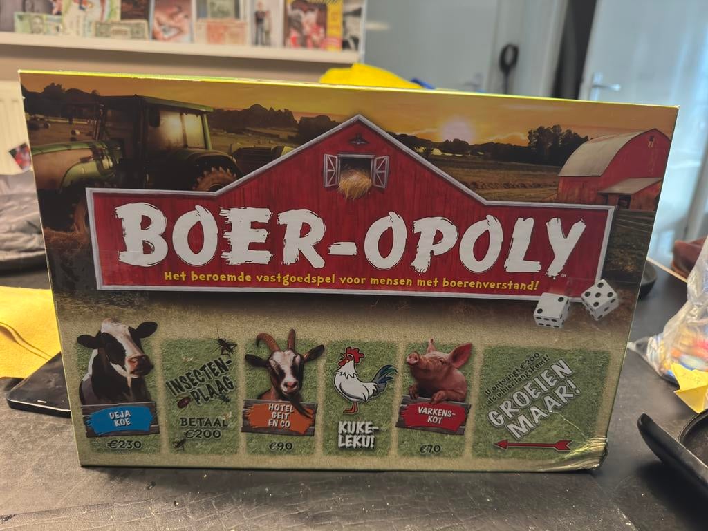 Boer -opoly nieuw!, Hobby en Vrije tijd, Gezelschapsspellen | Bordspellen, Ophalen of Verzenden, Nieuw