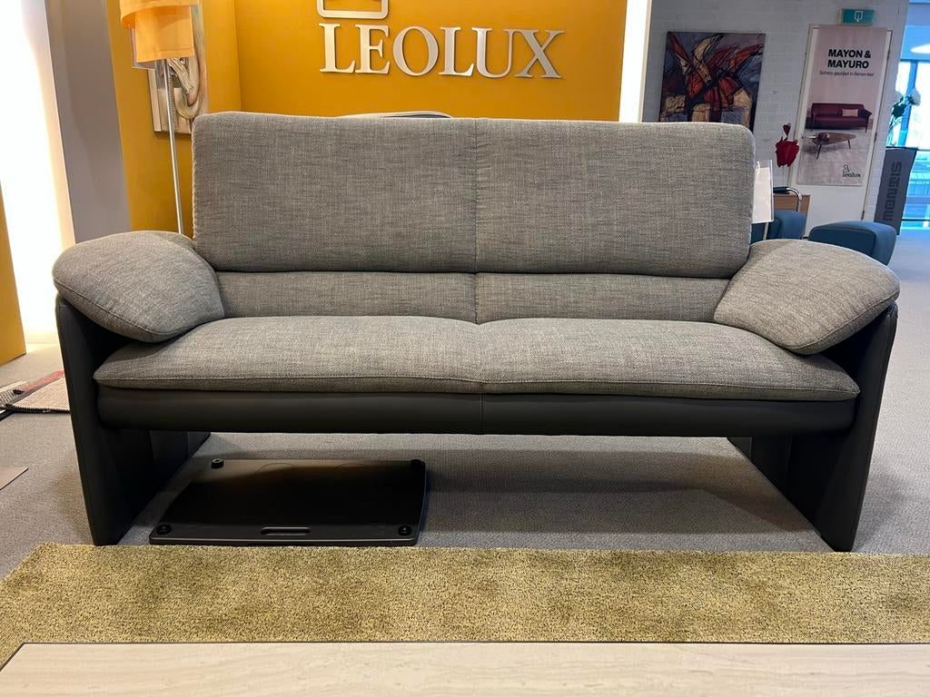 Nieuw Leolux Catalpa 2,5 zits Stof grijs leer Design 183
