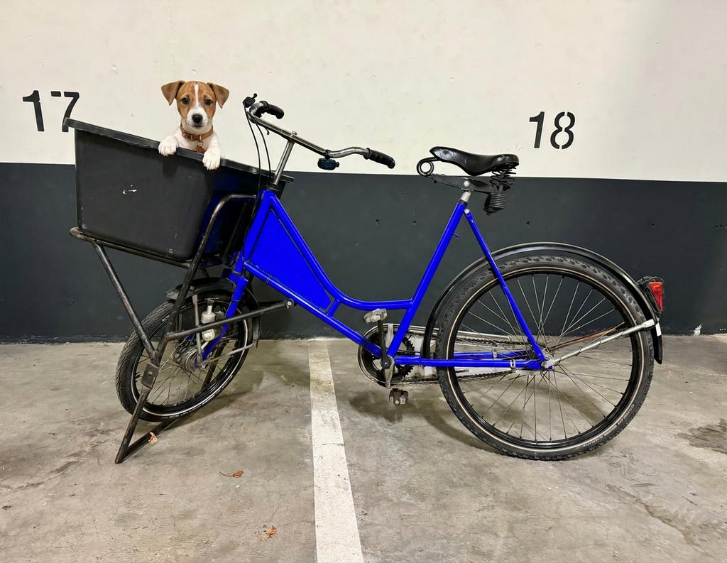 Supersterke hondenfiets bakfiets transportfiets cargobike, Ophalen