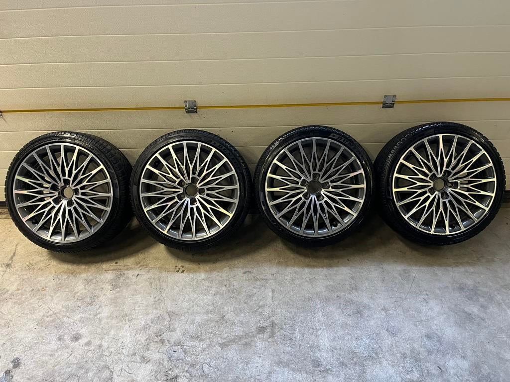 Originele AUDI S3 18 inch set met winterbanden, Ophalen, 18 inch, Gebruikt, Banden en Velgen