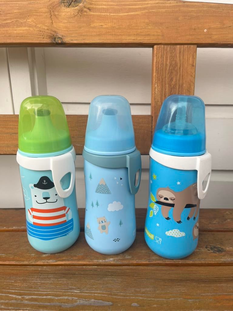 Babylove dm sportfles en rietjesfles, Ophalen of Verzenden