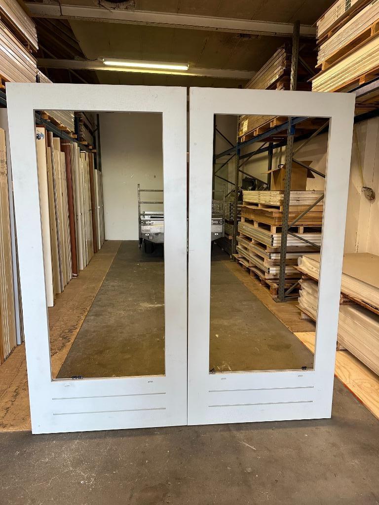 tuindeuren/ achterdeuren / 55mm, Doe-het-zelf en Verbouw, Deuren en Horren, Nieuw, Buitendeur, 200 tot 215 cm, 80 tot 100 cm, Hout
