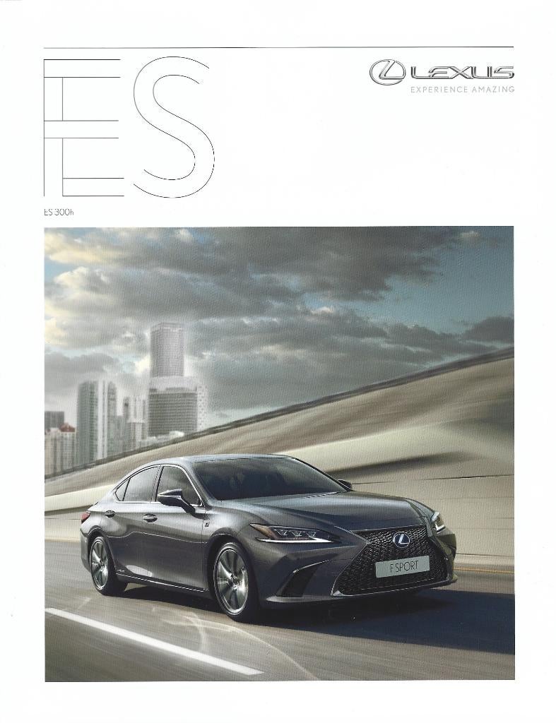 Brochure Lexus ES 300h 2018, Ophalen of Verzenden, Zo goed als nieuw, Overige merken