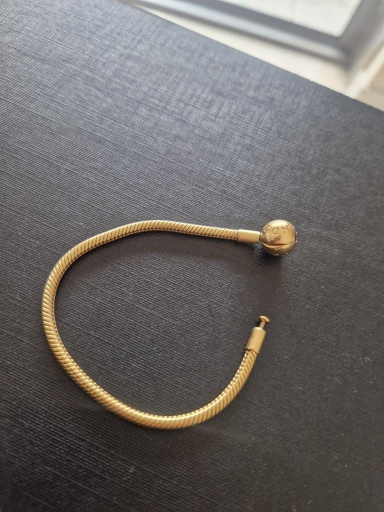 Gouden Pandora Armband 16cm, Ophalen, Zo goed als nieuw