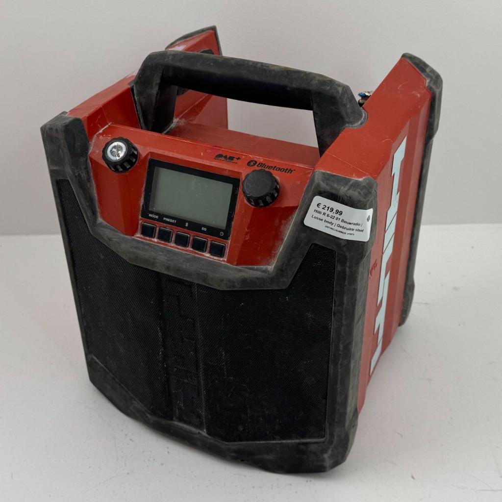 Hilti R 6-22 01 Bouwradio | Losse body | Gebruikte staat, Doe-het-zelf en Verbouw, Gereedschap | Overige machines, Gebruikt, Ophalen of Verzenden