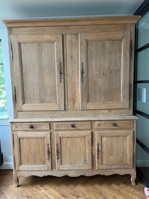 Antieke boeren eiken Franse kast, Antiek en Kunst, Antiek | Meubels | Kasten, Ophalen