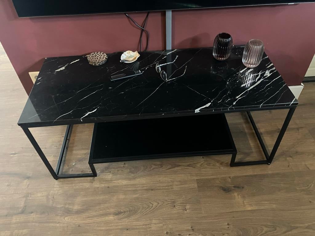 Nieuwe marmeren bijzettafel/tv meubel, Ophalen, Minder dan 50 cm, Nieuw, Minder dan 100 cm