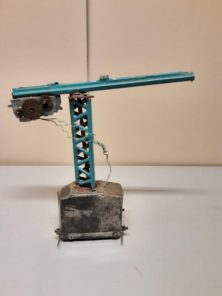 Oude metalen hijskraan / constructiekraan uit de jaren 60/70, Ophalen of Verzenden