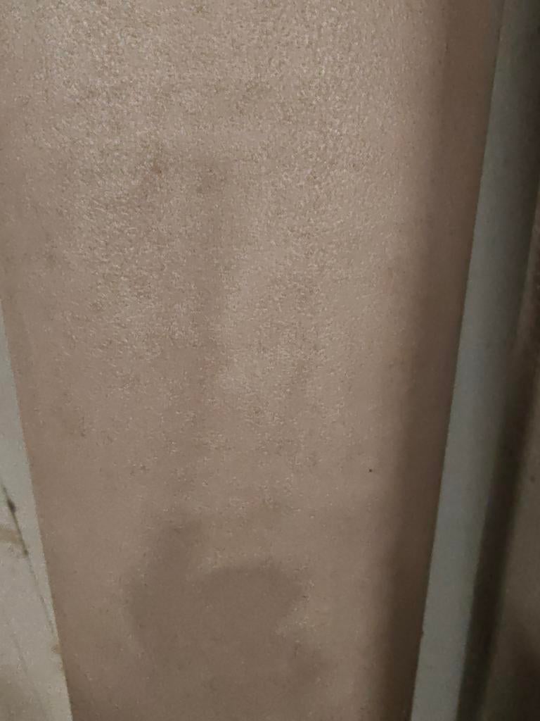 Coupon vinyl beige beton look 3.30 x 4.00, Ophalen, Beige, Nieuw, Minder dan 10 m²