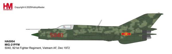 Hobby Master HA0004 | Mikoyan-Gurevich Mig-21PFM Fishbed, Ophalen, Schaalmodel, Nieuw, Pilot Station