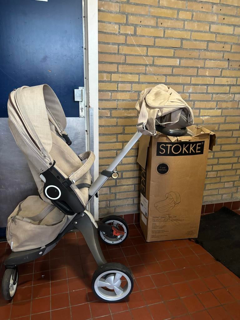 Stokke Xplory 3 in 1 kinderwagen met reiswieg, Kinderen en Baby's, Kinderwagens en Combinaties, Zo goed als nieuw, Combiwagen