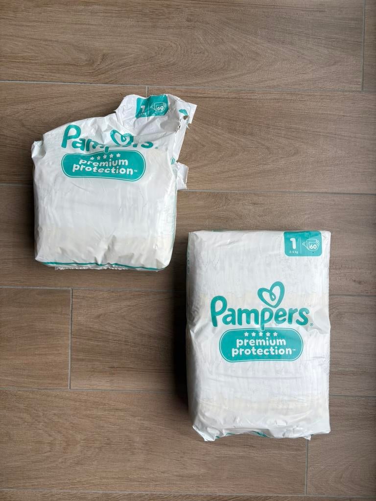 Pampers luiers maat 1, Ophalen