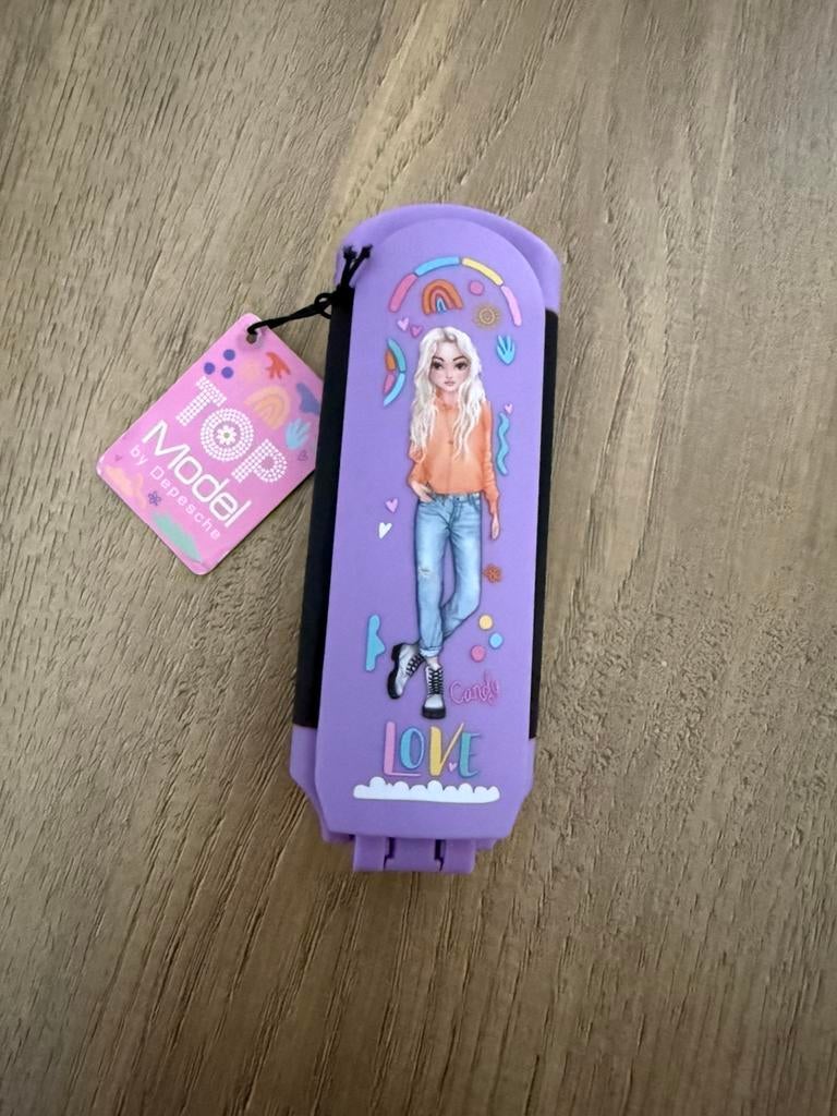 Topmodel borstel en spiegel in één Nieuw! +gratis knuffeltje, Ophalen of Verzenden, Minder dan 50 cm
