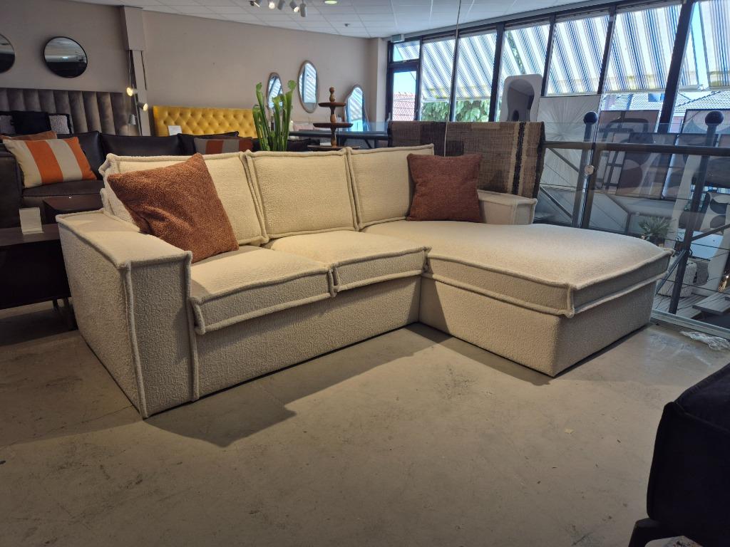 LOUNGEBANK Toronto 240/170cm incl 5 jaar garantie, Ophalen of Verzenden, Nieuw, Stof