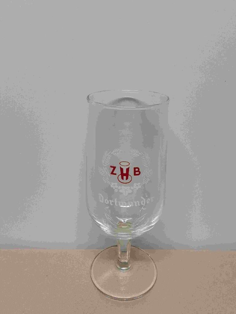 Z.H.B. Dortmunder glas, Ophalen of Verzenden, Zo goed als nieuw, Bierglas