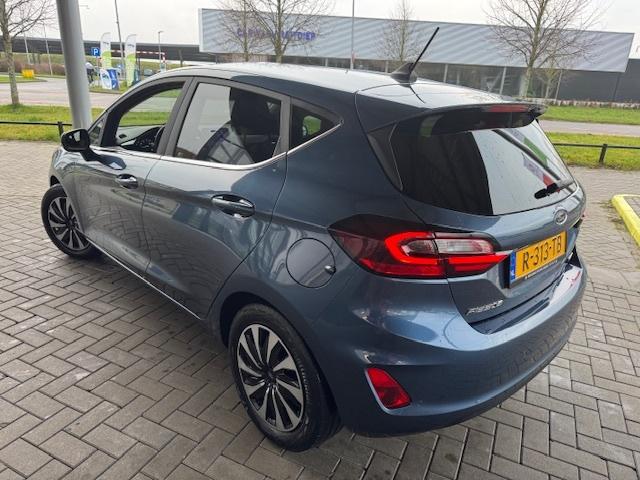 Ford Fiesta VERKOCHT! 1.0 ECOBOOST HYBRID TITANIUM X, Stof, Euro 6, Blauw, 49 €/maand