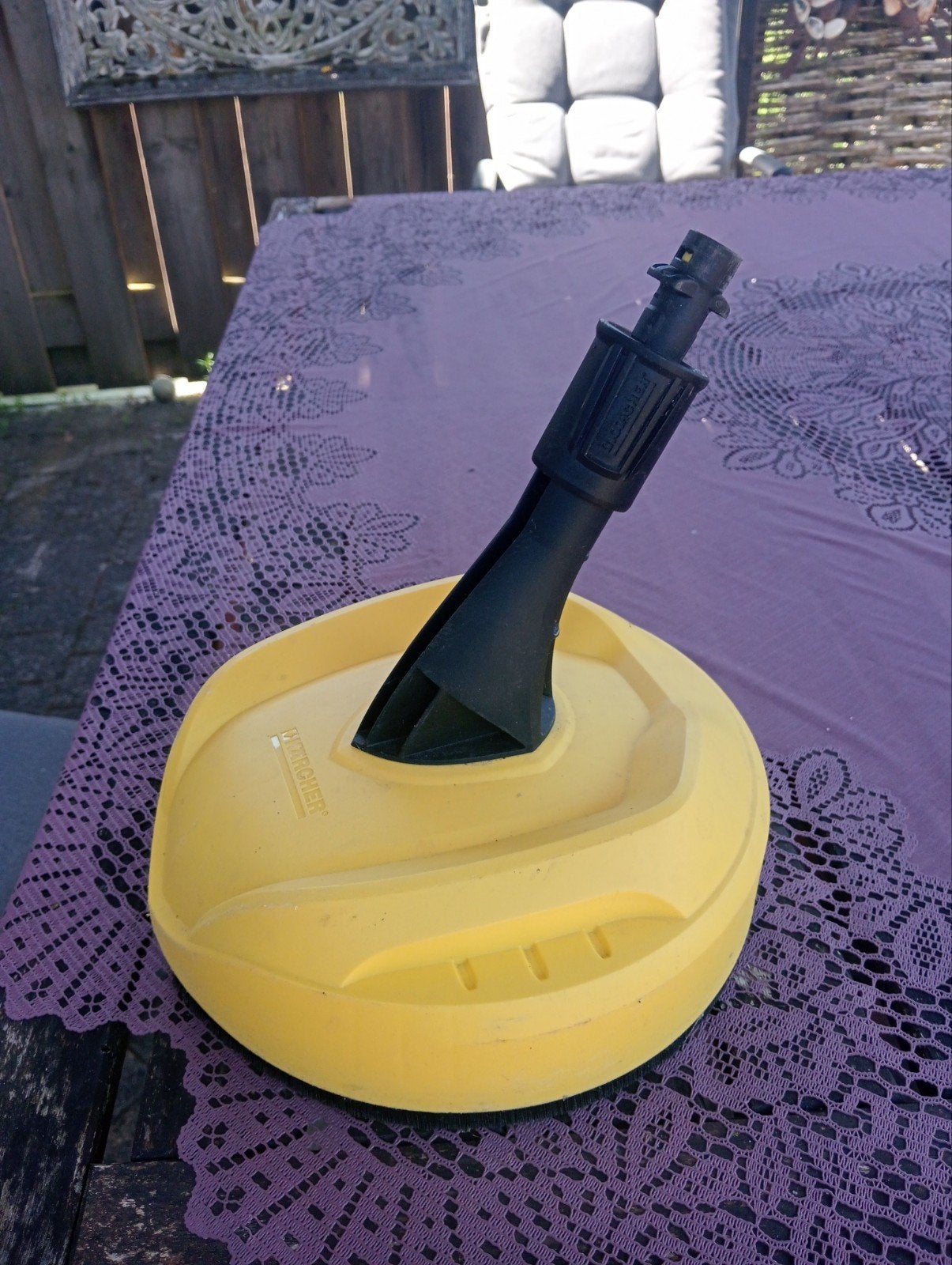 Karcher T-Racer terrasreiniger borstel, Ophalen of Verzenden, Gebruikt, Karcher