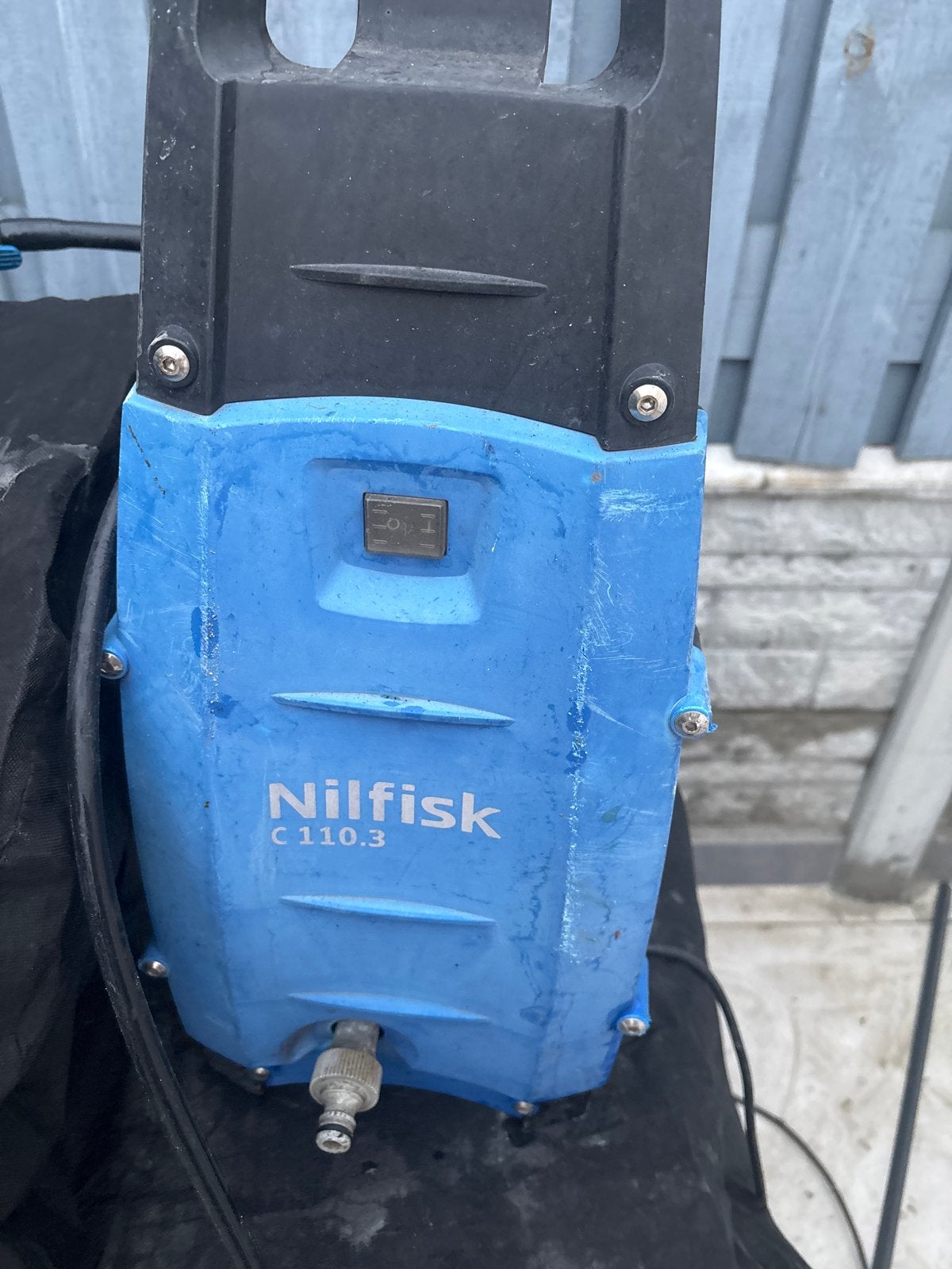 Nilfisk C110.3 hogedrukreiniger met Patio Plus, Ophalen of Verzenden, Gebruikt, Elektrisch
