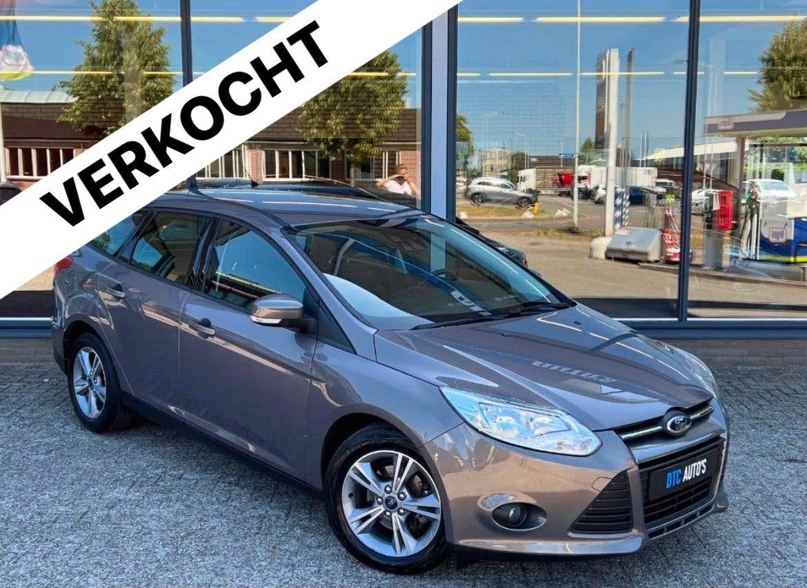 Ford Focus 1.0 EcoBoost Wagon | Trend | Veel opties! |, Euro 5, Zwart, Handgeschakeld, 1216 kg