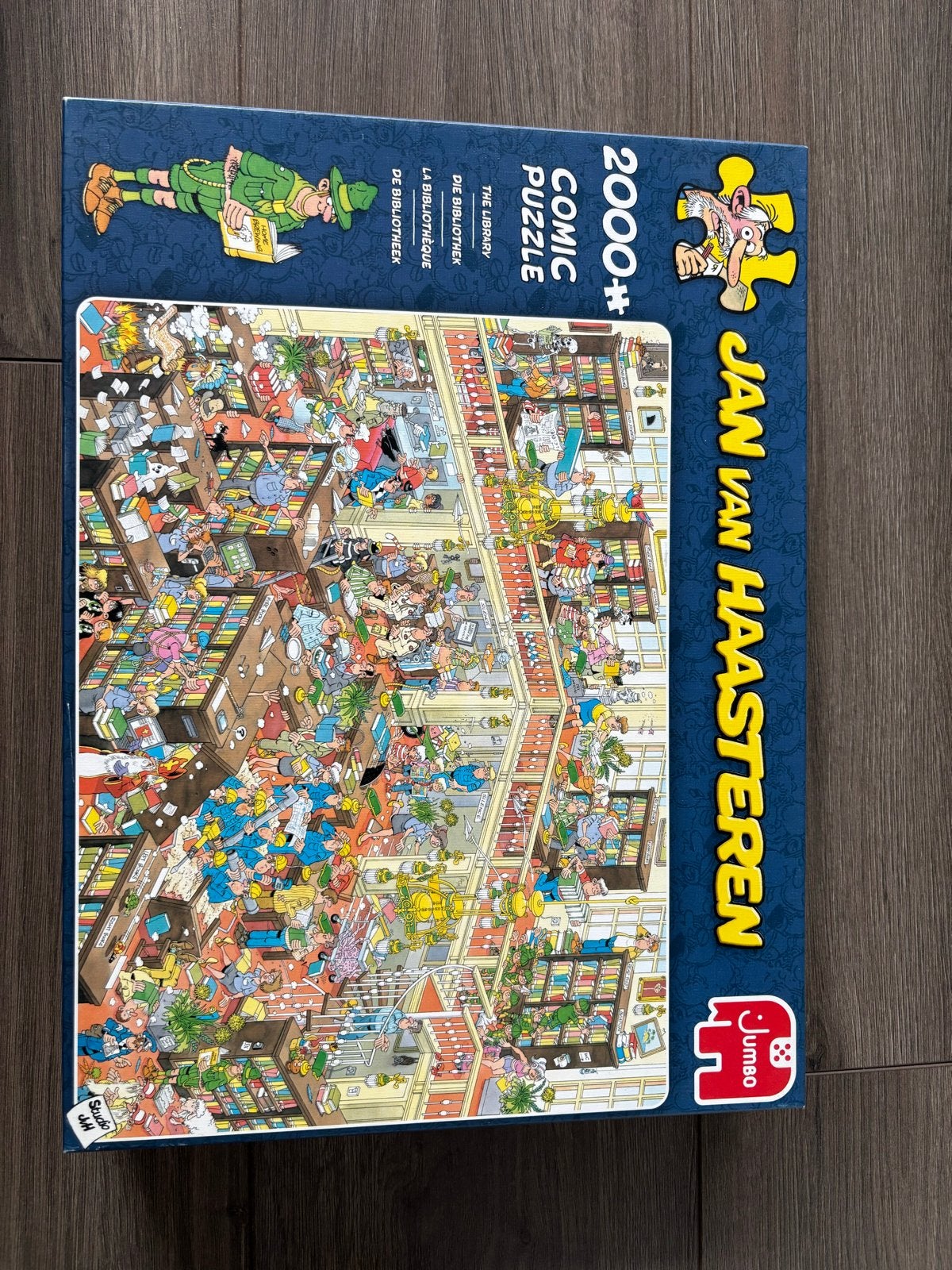 Jan van Haasteren De Bibliotheek 2000 stukjes, Ophalen, Meer dan 1500 stukjes, Zo goed als nieuw, Legpuzzel