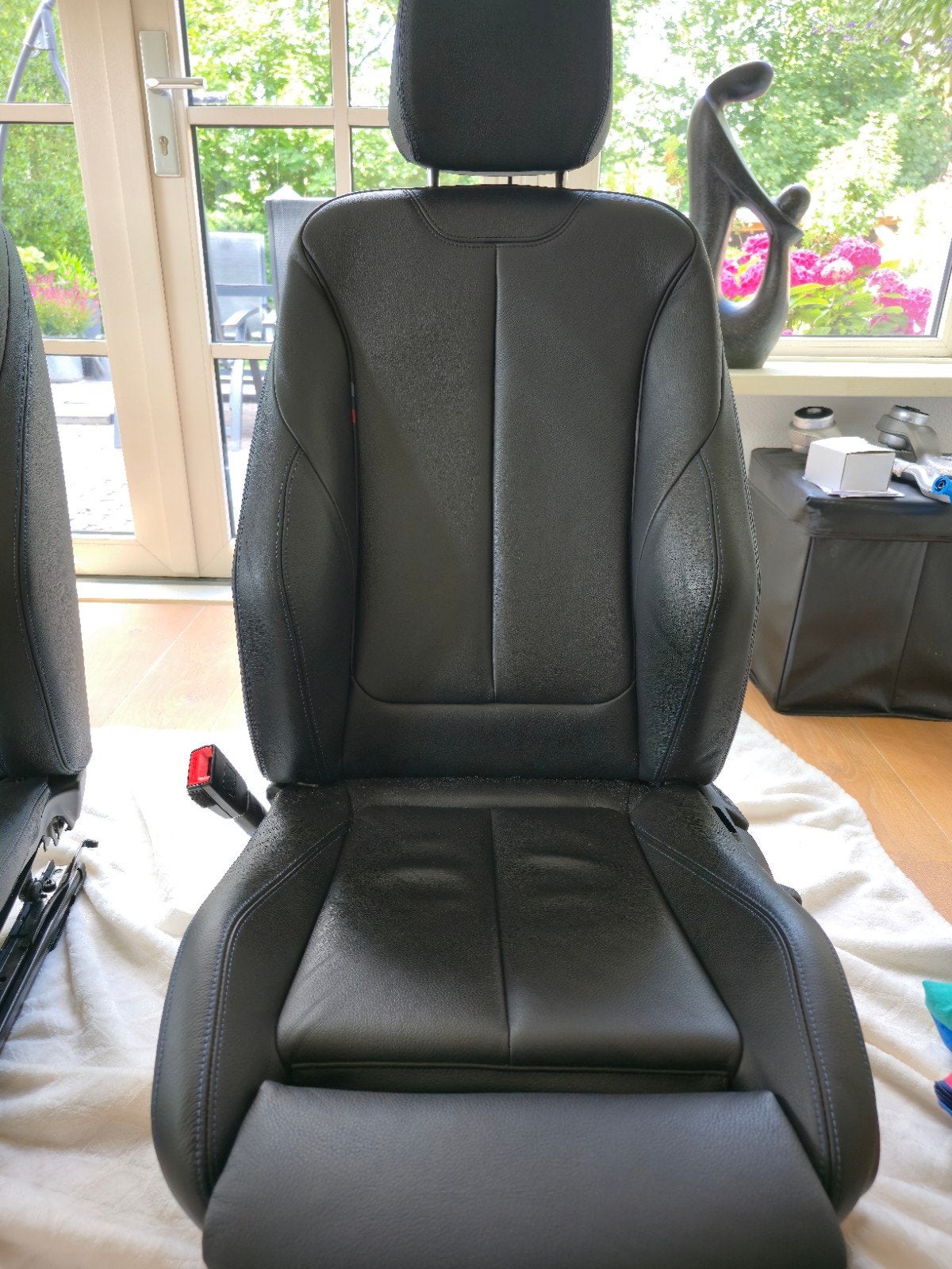 Bmw f serie leren stoelen, Ophalen, Gebruikt, BMW