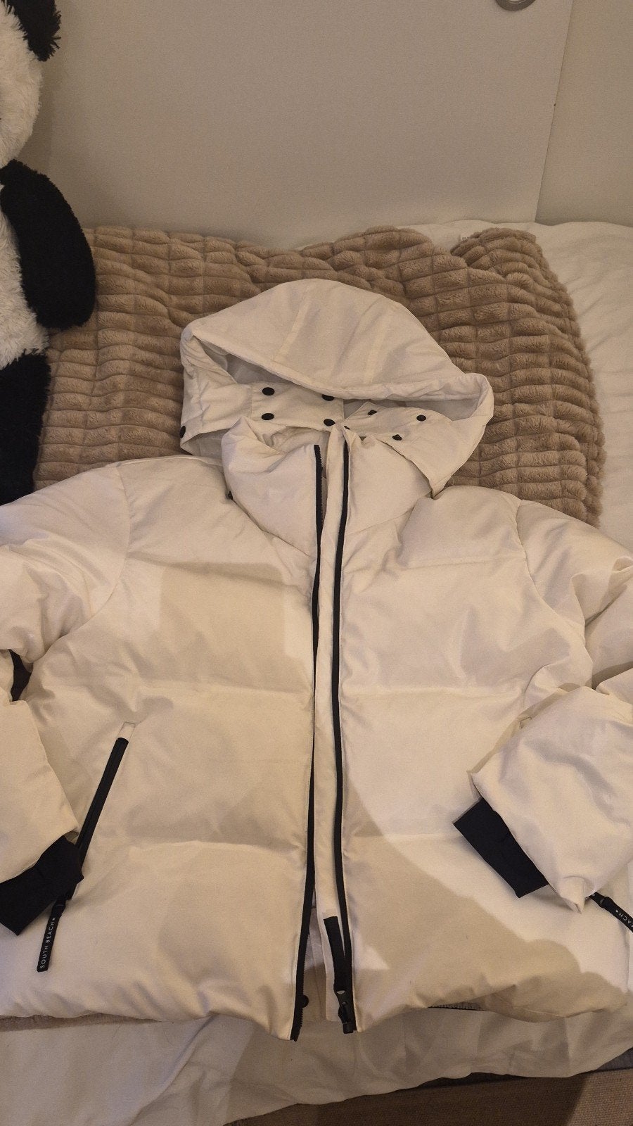 South Beach witte pufferjas - Maat L, Kleding | Dames, South Beach, Wit, Maat 42/44 (L), Ophalen of Verzenden