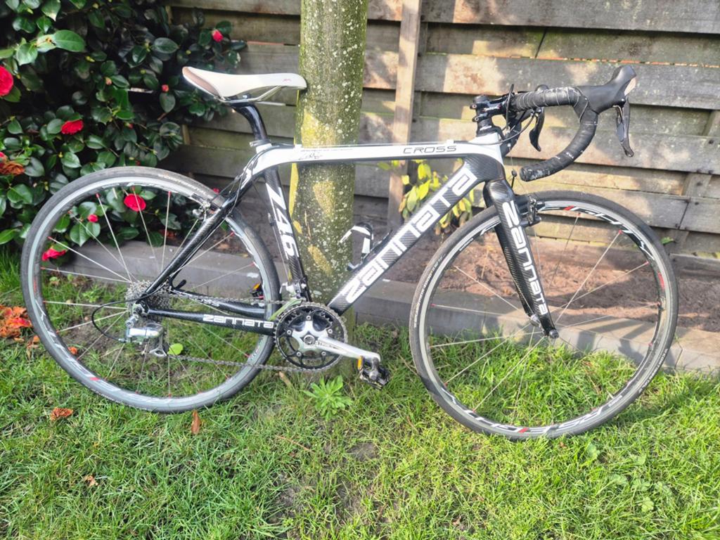 Zannata Z46 Carbon racefiets Ultegra + extra banden, Fietsen en Brommers, Fietsen | Racefietsen, Overige merken, Velgrem, 49 tot 53 cm