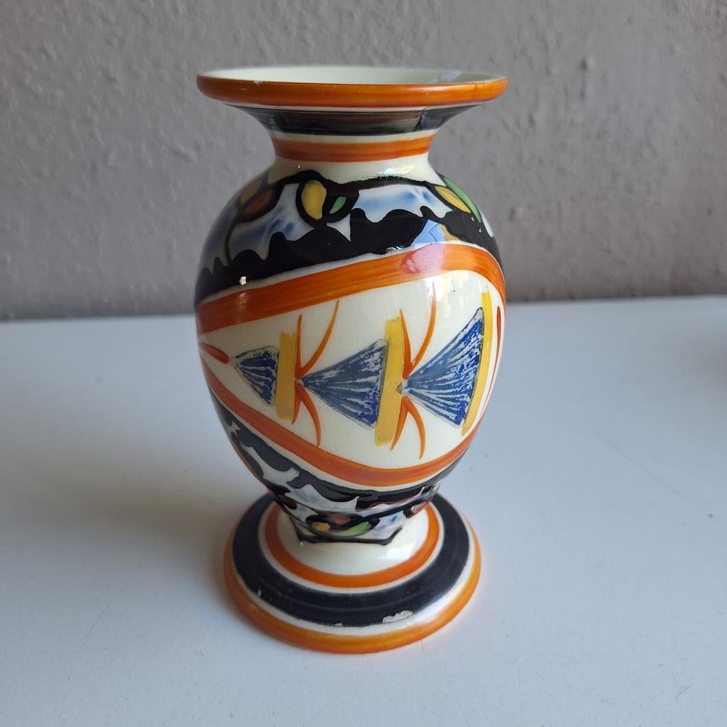 Ditmar Urbach Art Deco Vaas 30er Jaren Czechoslovakia, Ophalen of Verzenden