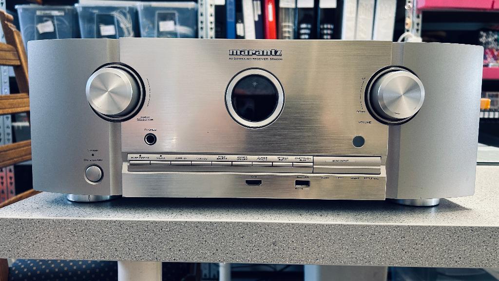 Marantz SR6006 zilver met Phono ingang - Topstaat -, Zo goed als nieuw, 60 tot 120 watt, Ophalen, Marantz