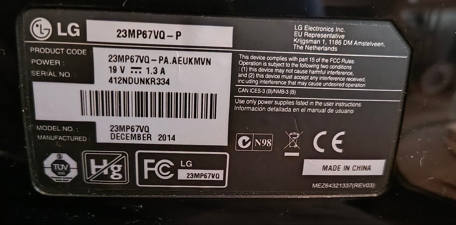 monitor, Ophalen, IPS, Full HD, Zo goed als nieuw