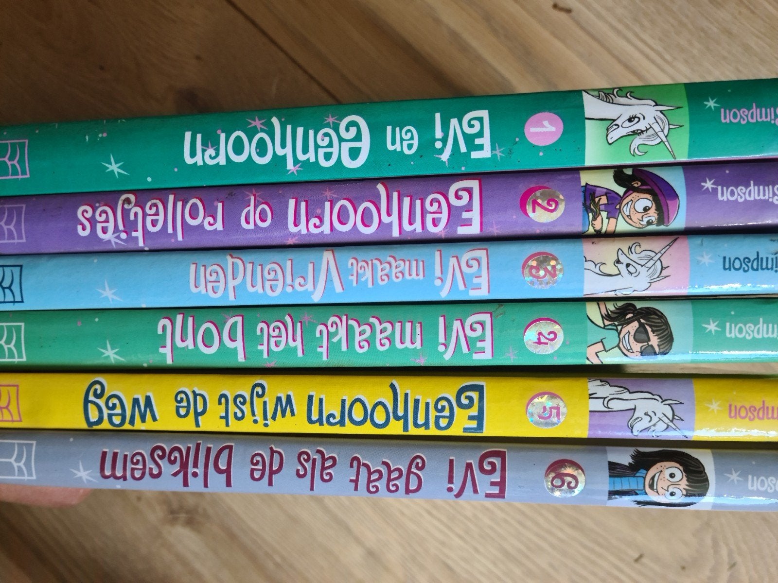 Evi en eenhoorn deel 1, 2, 3, 4, 5, 6, Ophalen of Verzenden, Fictie algemeen